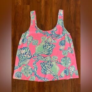 Lilly Pulitzer Silk stop, size L, NWOT
